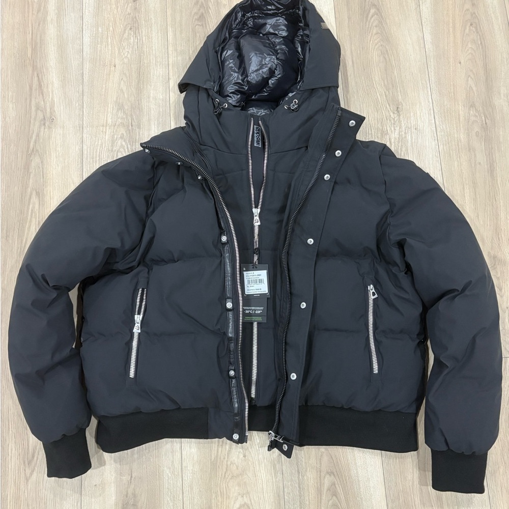 RUDSAK Men's Classic Black Puffer Jacket